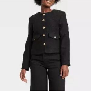 🎯60% OFF! Universal Threads cropped boucle jacket